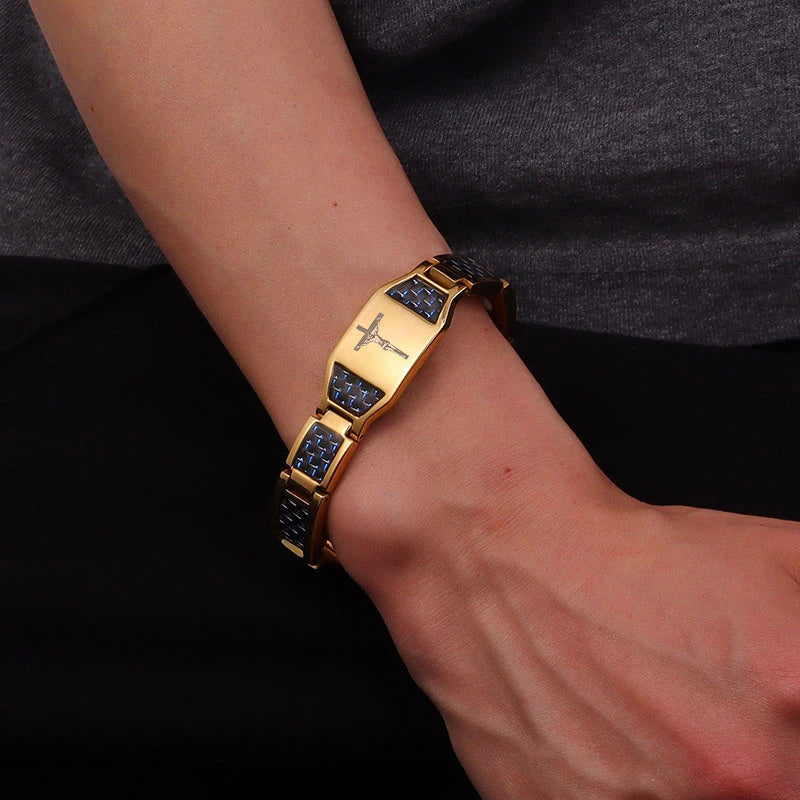 Pulsera magnética - "Jesús Santo"