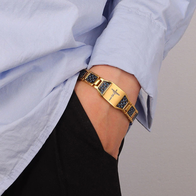 Pulsera magnética - "Jesús Santo"
